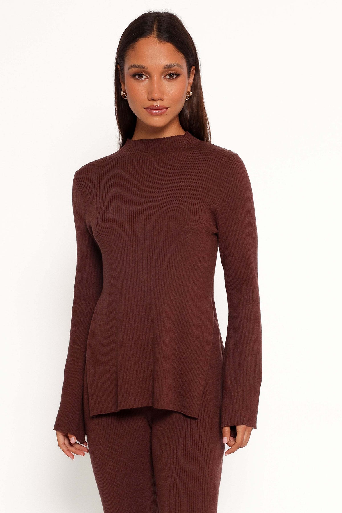 Adrienne Knit Top - Chocolate - XL - Image 29