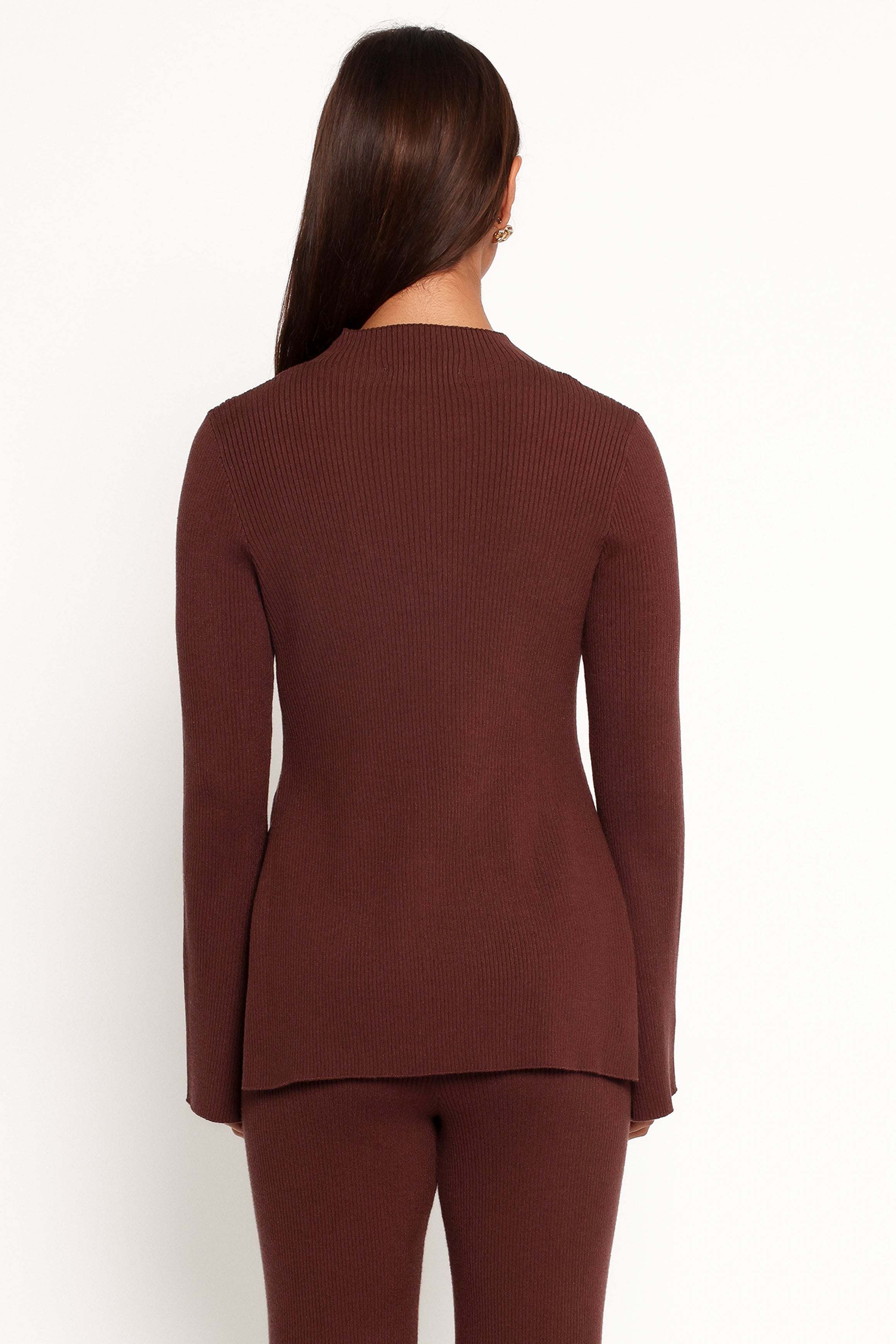 Adrienne Knit Top - Chocolate - XL - Image 32