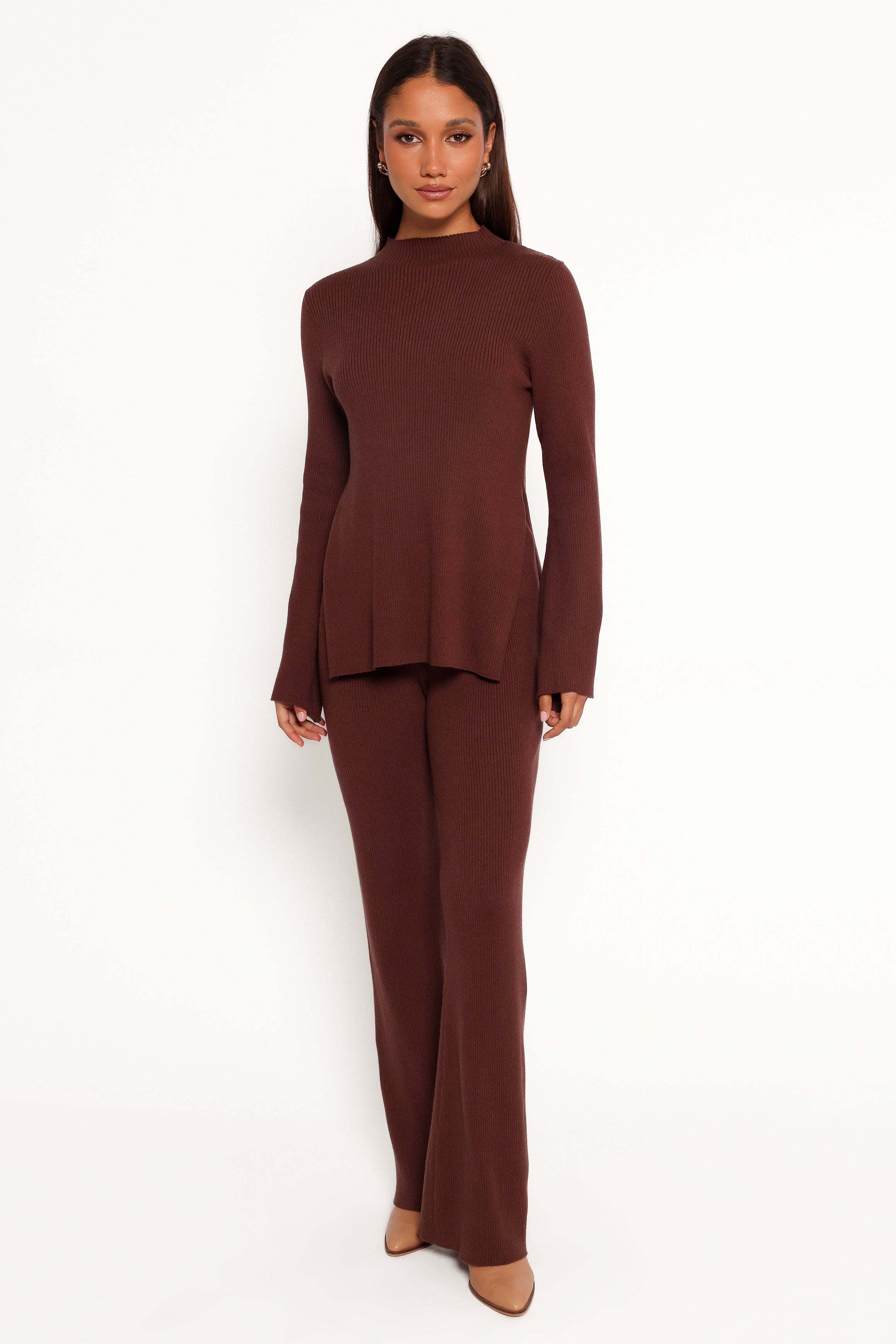 Adrienne Knit Top - Chocolate - XL - Image 34