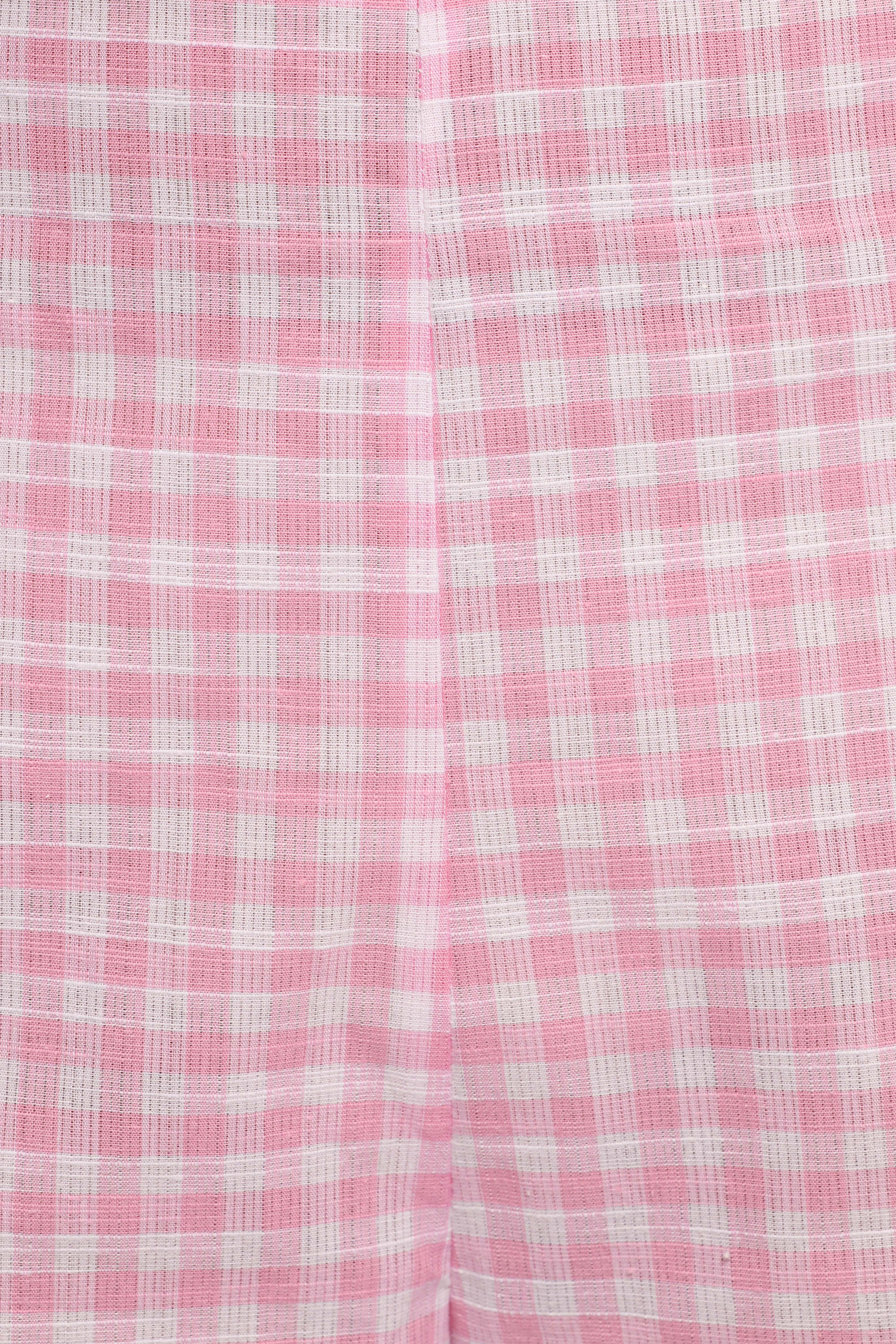 Devlin Cotton Pant - Pink Gingham - XL - Image 25